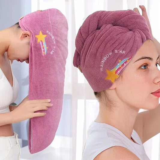 Quick Dry Hair Towel Hat